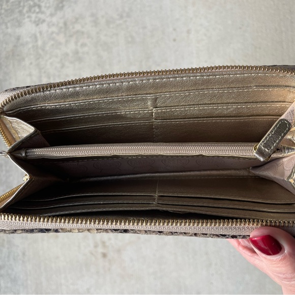 MK snakeskin bag with matching wallet (sold as a pair) lightly used. - Picture 7 of 7